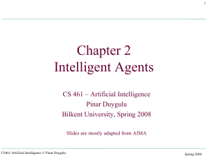 Chapter 2 Intelligent Agents