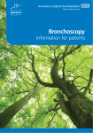 Bronchoscopy - patient information
