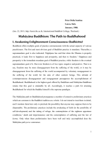 Mahāyāna Buddhism: The Path to Buddhahood