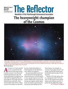 The Reflector - Peterborough Astronomical Association