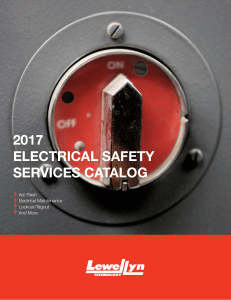 2017 ELECTRICAL SAFETY SERVICES CATALOG