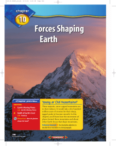 chap10 Forces Shaping Earth