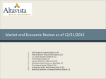 Market and Economic Review as of 12/31/2013