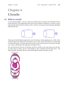 Chapter 6, Circuits - MIT OpenCourseWare