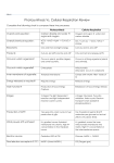 Photosynthesis Vs. Cell Respiration worksheet answers