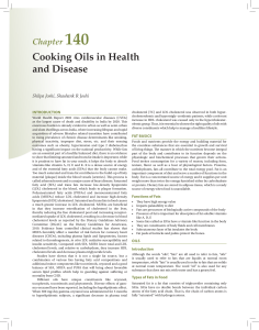 Cooking Oils in Health and Disease - The Association of Physicians