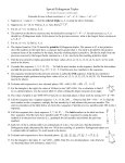 Special Pythagorean Triples