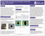 Digital Image Correlation Strain Analysis of Geometric Stress