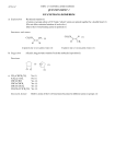 questionsheet 1 e/z (cis/trans) isomerism
