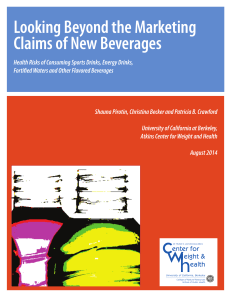 Looking Beyond the Marketing Claims of New Beverages