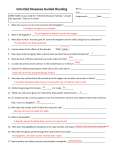 Inherited Diseases Guided Reading