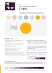 About Cash Your investment options: