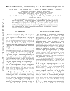 Electric-field dependent g-factor anisotropy in Ge-Si core