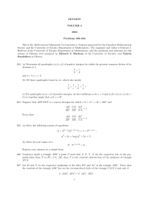 Olymon Volume 5 (2004) - Department of Mathematics, University of