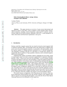 Solar chromospheric flares: energy release, transport and radiation