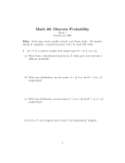 Math 20: Discrete Probability