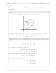 Solutions - UBC Math