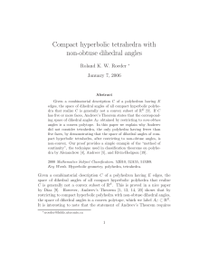 Compact hyperbolic tetrahedra with non