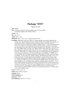 Package `MTS`