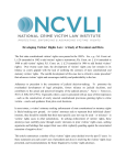 Developing Victims` Rights Law: A Study of Precedent and Dicta