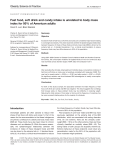 Fast food, soft drink and candy intake is unrelated to body mass