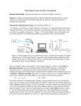 1 Raman Spectroscopy of Carbon Tetrachloride Background Reading