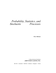 Probability, Statistics, and Stochastic Processes