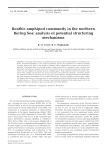Benthic amphipod community in the northern
