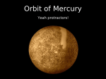Orbit of Mercury