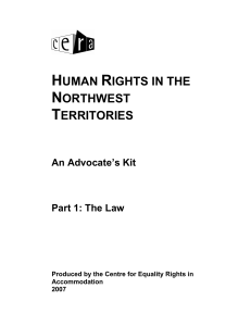 human rights in the northwest territories