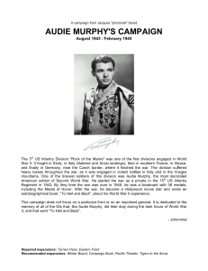 audie murphy`s campaign