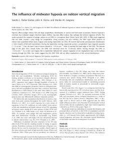 The influence of midwater hypoxia on nekton vertical migration