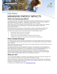 managing energy impacts - Lake Macquarie City Council