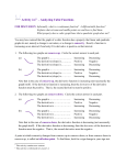 Activity 2.4*† – Analyzing Cubic Functions