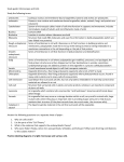 Study guide: Microscopes and Cells Study the