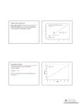 Simple Linear Regression Deterministic Model