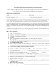 New Patient Supplemental Form - Pregnancy