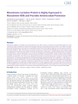 Monotreme Lactation Protein Is Highly Expressed