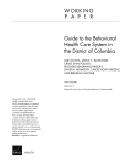 Guide to the Behavioral Health Care System in the District of Columbia
