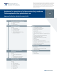 Guidance for provision of a Pharmacist Only medicine