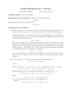 MATH 103B Homework 6 - Solutions Due May 17, 2013