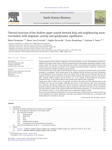 Thermal structure of the shallow upper mantle beneath Italy and