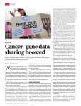 Cancer-gene data sharing boosted