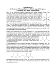 Experiment 10 Synthesis and Recrystallization of Metal–Ligand