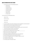 Body Systems Test Study guide