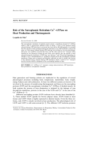 Role of the Sarcoplasmic Reticulum Ca2+-ATPase