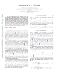 Theory of Optical Tweezers