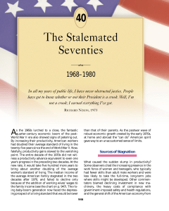 CHAPTER 40 The Stalemated Seventies