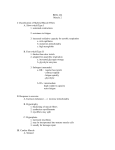 BIOL 424 Muscle 2 I. Classification of Skeletal Muscle Fibers A. Slow