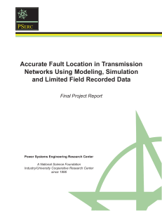 Accurate Fault Location in Transmission Networks Using Modeling